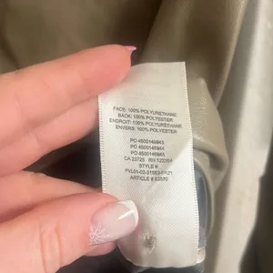 ✨Aritzia Babaton Vegan Leather Button Down Sz Small Shirt✨ thumbnail 8