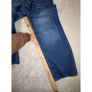 American Eagle Super High Rise Baggy Wide Leg Ankle Jeans Womens 14 Long thumbnail 9