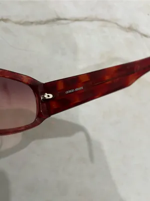 Giorgio Armani Red Tortoiseshell Sunglasses thumbnail 5