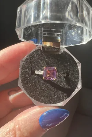 Amethyst Ring Sterling Silver 925 thumbnail 3
