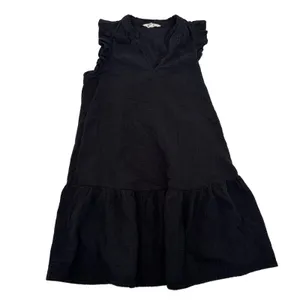 Boden Dress Womens Size 8 Black Muslin Crinkle Gauze Sleeveless Short thumbnail 2