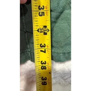 Young Fabulous & Broke Green Linen Blend Wide Leg Seam Front Pants M thumbnail 7