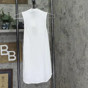 NWT Almost Famous Juniors Sleeveless Tie-Neck Tank Blouse Top White M thumbnail 3