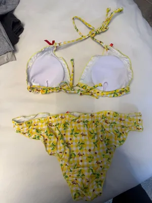 Yellow Bikini Shein Set thumbnail 4