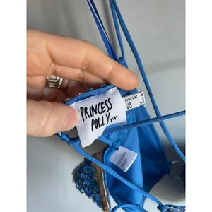 Princess Polly Blue Silver Savannah Sequin Top Festival adjustable straps sz 2 thumbnail 6