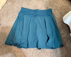 Fabletics Athletic Skirt Medium Greenish-Blue thumbnail 1