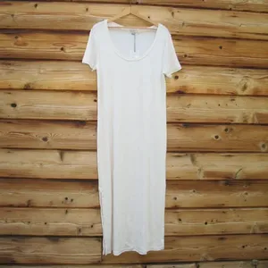 NWT Barefoot Dreams Malibu Organic Cotton T Shirt Midi Dress thumbnail 3
