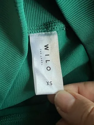Wilo The Label Green Colorblock Ribbed Performance Leggings‎ thumbnail 8