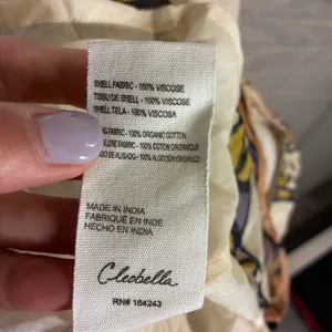 New Cleobella Isobel Mini Dress‎ Saguaro Print Orange Yellow XS CM24SU102104SGAR thumbnail 8