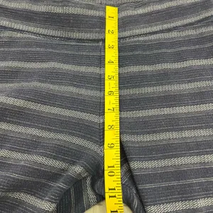 Aerie Blue Striped High Rise Full Length Skinny Cotton Blend Leggings Medium thumbnail 8