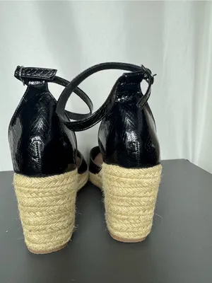 Black Espadrille Wedge Pointed thumbnail 5