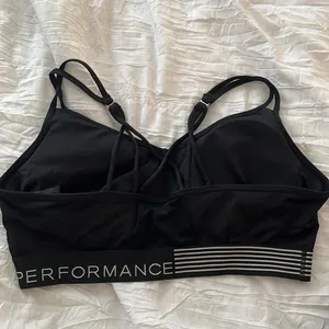 calvin klein performance black sports bra thumbnail 4