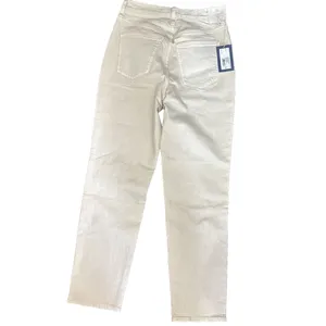 Women's High-Rise‎ 90's Vintage Straight Jeans - Universal Thread Beige SZ 4R thumbnail 6