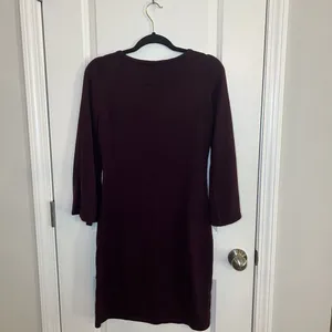 Calvin‎ Klein Women’s Sweater Dress Small Burgundy thumbnail 2