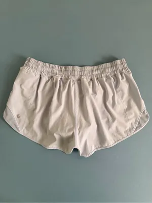 Lululemon Hotty Hot Shorts Linen Blue Lined 2.5” LW7AUSR thumbnail 3