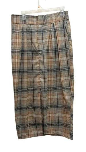 Urban Outfitters Plaid High Waisted Midi Skirt‎ Women's Size L G thumbnail 1