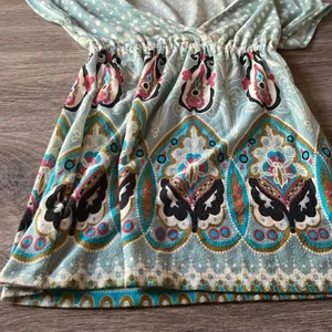 Charlotte Russe Pastel Paisley Tunic Size Small thumbnail 5