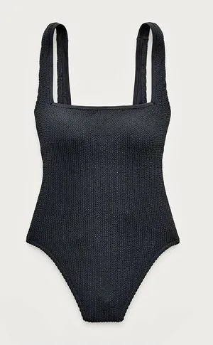 NWT J.Crew Squareneck Scrunchie One-Piece Swimsuit - Size 2 - Style CY769 thumbnail 1