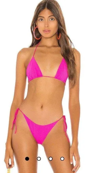 Superdown Hot Pink Bikini thumbnail 1