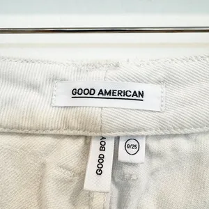 Good American Jeans Size 25‎ White High Rise Straight Leg Split Boy Summer Clean thumbnail 6