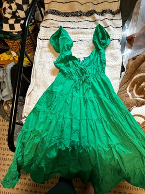 Green Maxi Sundress Size M thumbnail 1