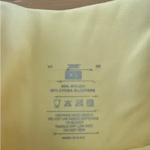 Elite Eleven Luna Flex Sports Bra & Mini Shorts Size XS Butter Yellow thumbnail 2