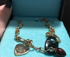 Original Vintage Juicy Couture Crown Logo necklace in box thumbnail 1