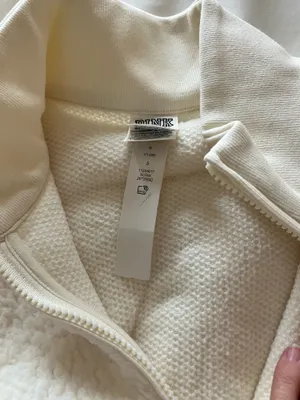 PINK Victoria's Secret Quarter-Zip Sherpa Jacket thumbnail 2