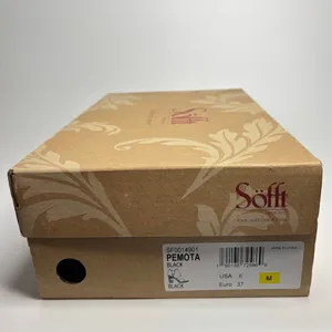 Söfft Pemota Leather Block Heel Sandals in Black thumbnail 10