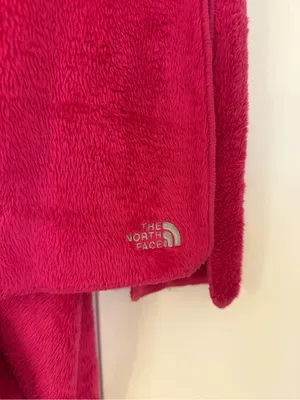 The North Face Osito Bright Pink Womens Soft Teddy Jacket with Scarf! thumbnail 3