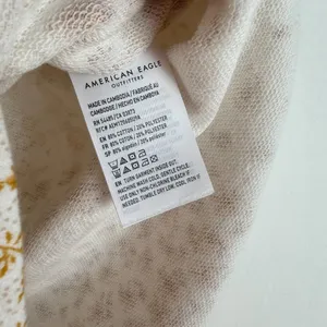 American Eagle NWT Super High Rise Paisley Patchwork Shortie Sweatshorts Medium thumbnail 7