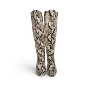 Cole Haan Glenda Snake-Embossed Knee-High Block Heel Boots thumbnail 2