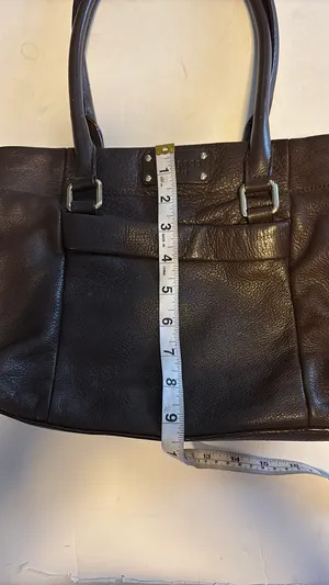 Kate Spade Brown Leather Bag Gorgeous Leather 15” Wide 8” Length thumbnail 19