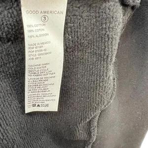 Good American Boyfriend Pullover Sweatshirt Leo Zodiac‎ Sign Black Size 3 Large thumbnail 14