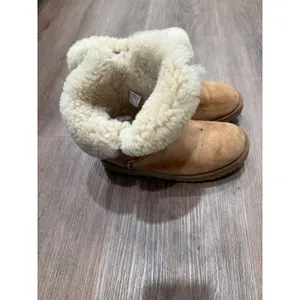 UGG Australia 5803 Classic Short Chestnut Suede Shearling Boots Womens 8‎ thumbnail 4