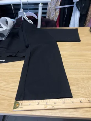 Betabrand Black Straight Leg Dress Pant Yoga Pants‎ XS Petite thumbnail 9