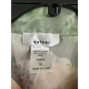 Natori Exotic Poppy Mandarin Notch Pajama Top Size Medium thumbnail 7