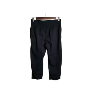 Lululemon High Rise‎ Drawstring Cropped Joggers Size 4 Black thumbnail 2