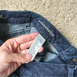 American Eagle Outfitters Blue Jean Shorts High-Waisted Frayed Hem thumbnail 3