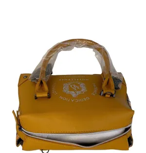 Hufflepuff Hogwarts Bucket Handbag Yellow/ Plaid. NWT thumbnail 5