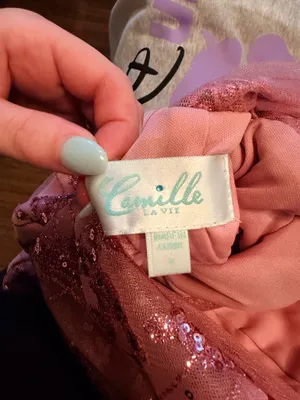 Camille La Vie Dress Homecoming Pink thumbnail 3