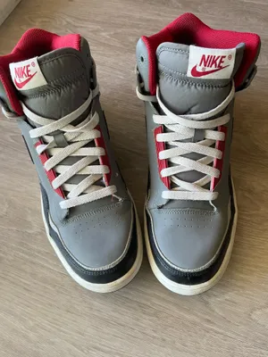 Nike Alphaballer Mid Grey/Red Shoes thumbnail 4