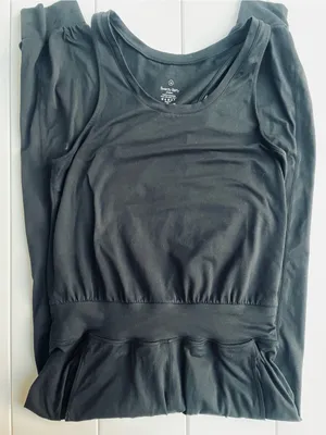 Sweaty Betty Jumpsuit Black Yoga One Piece, Size M, EUC thumbnail 7