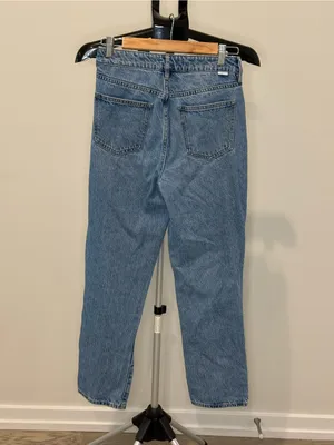 PacSun High Rise Straight Leg Mom Jeans Medium Wash Size 25 thumbnail 4
