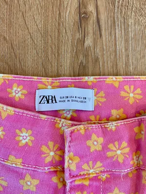 Zara Patterned Jean flare thumbnail 3
