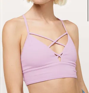 Lululemon Expand Your Limits Bra Nulu Minimal Support In Antoinette Sz 2 thumbnail 5
