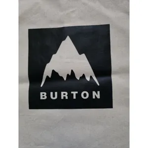 Burton Cotton Reusable Bag Snowboarding Shopper Travel Tote Graphic 14"x14" thumbnail 4