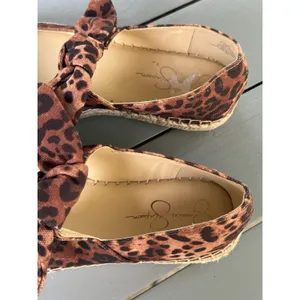 Jessica Simpson Lyra Leopard Print Espadrilles Shoes Flat Women’s Size 7.5 M thumbnail 7