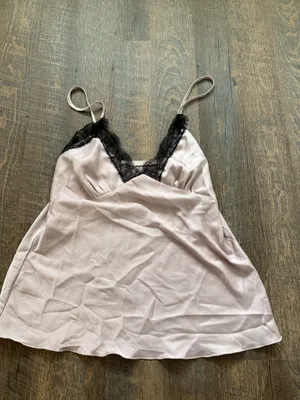 Baby Pink Vintage Slip Top thumbnail 3
