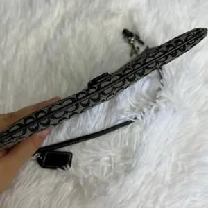 COACH y2k Soho Black Signature Canvas Wristlet thumbnail 4
